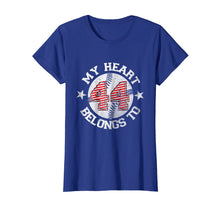 Load image into Gallery viewer, My heart belongs to #44 Baseball Softball Player Shirt