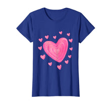 Load image into Gallery viewer, Hearts T Shirt Kids School TShirt Valentines Day Girls Boys T-Shirt-925328