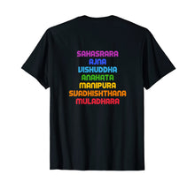 Load image into Gallery viewer, 7 Chakras Sanskrit Spiritual Lifestyle Yoga T-Shirt