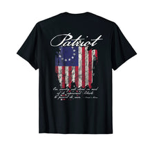Load image into Gallery viewer, Patriot 1776 American Flag Founding Fathers Quote T Shirt