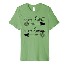 Load image into Gallery viewer, Sorta Sweet Sorta Savage Fun Sassy Apparel T-Shirt