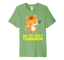 Load image into Gallery viewer, My 1st Holy Communion Dabbing Cat Gifts for Boy Girl Premium T-Shirt