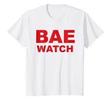 Load image into Gallery viewer, Bae Watch Lifeguard T Shirt Red On White