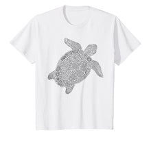 Load image into Gallery viewer, Coloring Book Style Turtle Coloring T- Shirts