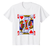 Load image into Gallery viewer, King of Hearts Playing Card Poker Card Costume Tee Shirt