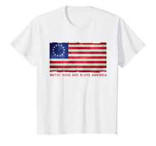 Load image into Gallery viewer, Distressed betsy ross t-shirt T-Shirt