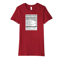 Load image into Gallery viewer, HackSwag Funny Semen Nutritional Info T-Shirt