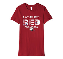 Load image into Gallery viewer, Red Friday Military Mom Shirt Women's I Wear Red For My Son