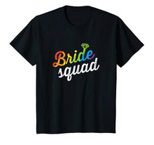 Load image into Gallery viewer, Bride Squad Shirt - LGBT Cute Rainbow Ring Bachelorette Gift