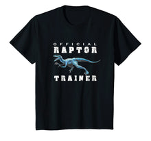 Load image into Gallery viewer, Jurassic Dinosaur Men Women Kids Blue Raptor Trainer T-Shirt