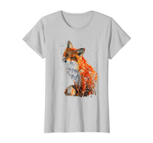 Load image into Gallery viewer, Fox Tshirt, Hand painted Fox Tshirt