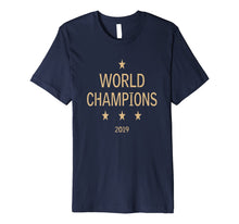 Load image into Gallery viewer, US women's soccer team win world champions four title 2019 Premium T-Shirt