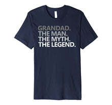 Load image into Gallery viewer, Mens GRANDAD Grandfather Birthday Gift Funny Father's Day T Shirt
