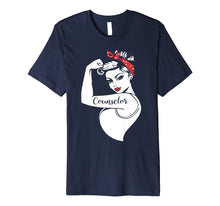 Load image into Gallery viewer, Strong Women School Counselor Funny Teacher T-shirt