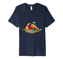 Load image into Gallery viewer, Melting Rubix Cube Abstract T-Shirt