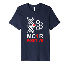 Load image into Gallery viewer, MC1R Positive Funny T-Shirt redhead gift