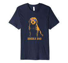 Load image into Gallery viewer, Mens Mens Doodle Dad Men's Goldendoodle Vintage T-Shirt