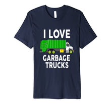 Load image into Gallery viewer, I Love Garbage Truck Shirt for kids toddlers Premium Tee