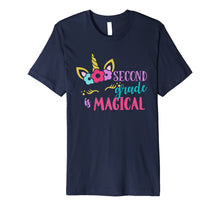 Load image into Gallery viewer, Second Grade Unicorn Back to School Girls 2nd Grade Shirt