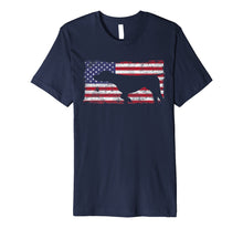 Load image into Gallery viewer, German Shorthaired Pointer American Flag Shirt Patriotic