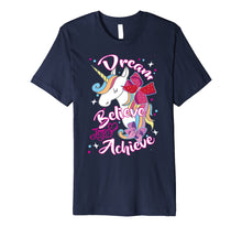 Load image into Gallery viewer, JoJo Siwa Dream Believe Achieve Unicorn Premium T-Shirt