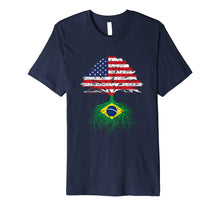 Load image into Gallery viewer, Brazil Brasil Roots American Grown Shirt For Men Women Kids