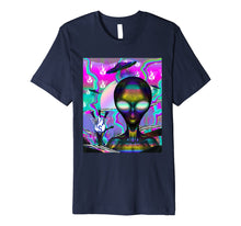 Load image into Gallery viewer, Space Alien EDM Rave T-Shirt UFO Forbidden Kingdom Sythfire
