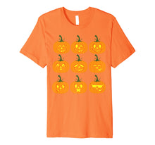 Load image into Gallery viewer, Pumpkin Emojis Halloween Shirt | Funny Carved Pumpkins Gift
