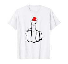 Load image into Gallery viewer, Middle Finger Jolly As Fuck Adult Joke Offensive Christmas T-Shirt