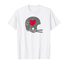 Load image into Gallery viewer, Vintage Football Helmet Shirt State of Ohio Tshirt