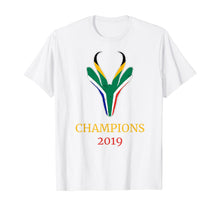 Load image into Gallery viewer, South Africa Rugby Jersey Springboks Bokbefok Bokke Flag T-Shirt