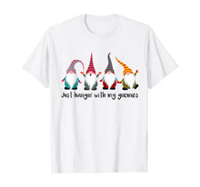 Load image into Gallery viewer, Just Hangin' with my Gnomies Christmas Gift T-Shirt