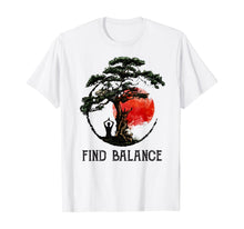 Load image into Gallery viewer, Find balance yin yang tree Yoga lover gift T-Shirt-424056