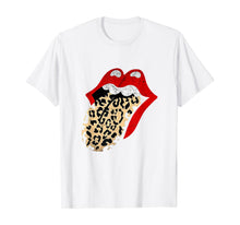 Load image into Gallery viewer, Red Lips-Leopard Tongue-iconic band T-Shirt