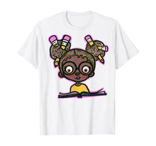 Load image into Gallery viewer, Pencil Puff Back to Books T-Shirt