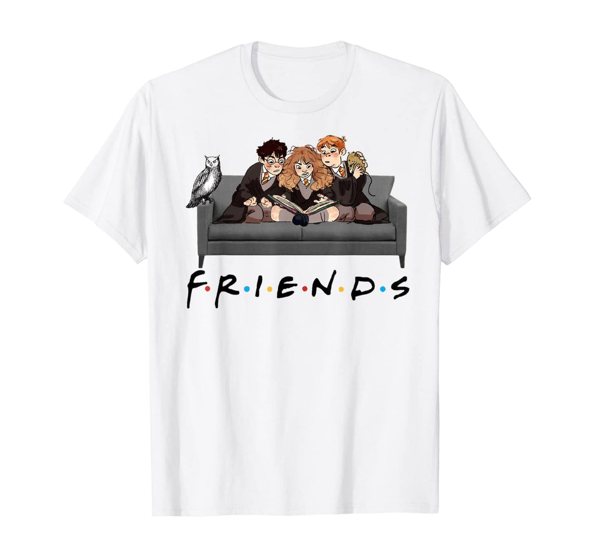 Best Friends Harry Magical Wizard Potter Sofa Halloween TShirt New