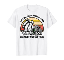 Load image into Gallery viewer, Mycologist hiking club we might not get there Sloths vintage T-Shirt-142664