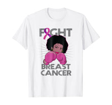 Load image into Gallery viewer, Fight - Breast Cancer Awareness Month T-shirt Black Women