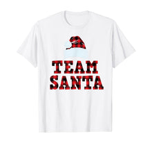 Load image into Gallery viewer, Team Santa Buffalo Plaid Christmas Family Matching Pajamas T-Shirt