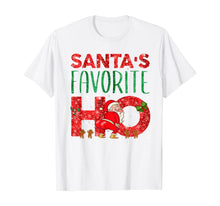Load image into Gallery viewer, Santa's Favorite Ho Gifts Xmas Outfit Christmas Costume T-Shirt
