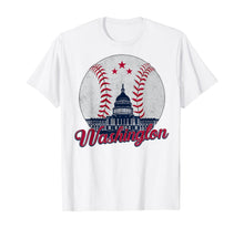 Load image into Gallery viewer, Washington Baseball Vintage Distressed National T-Shirt
