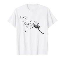 Load image into Gallery viewer, Flower dandelion Hand Drawn T-Shirt by Sheny's Art