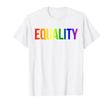 Load image into Gallery viewer, Equality Rainbow Flag Shirt LGBTQ Rights