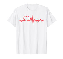 Load image into Gallery viewer, Love Radiology Technician heart beat gift t-shirt men women