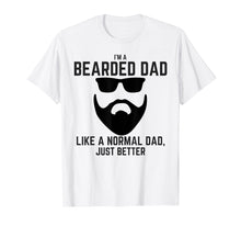 Load image into Gallery viewer, Mens Bearded Dad Shirt Mens Beard Humor Funny T-shirt Superhero