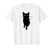 Load image into Gallery viewer, Cat Eye Shirt, Begging Black Cat Tshirt