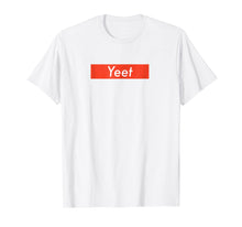 Load image into Gallery viewer, Yeet Tshirt Red Box Logo Internet Meme Shirt