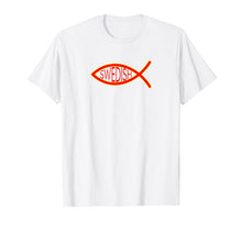 Load image into Gallery viewer, Sweden Shirt - Swedish Christian Fish Symbol