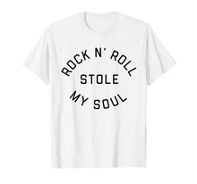 Load image into Gallery viewer, Rock N' Roll Stole My Soul Tee Shirt