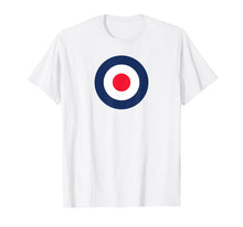 Load image into Gallery viewer, Bullseye Target Ring Pop Art British Flag UK MOD Tee Shirt